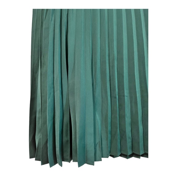J. Crew NWT | Pleated MIDI Skirt Academic Green | 16 - Picture 8 of 15